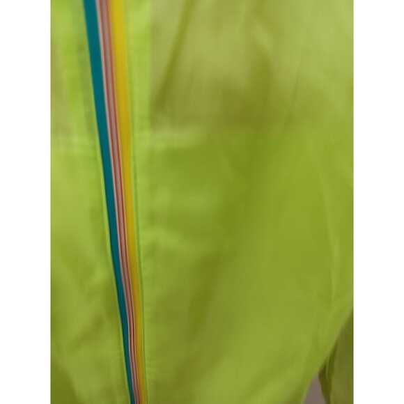 LSU Medicine Raincoat Jacket Hooded Neon Green XL - Picture 5 of 13